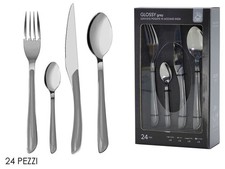 x Servizio di Posate 24 Pezzi