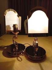 Coppia Di Abat Jour Anni 70