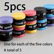 5PZ NASTRO GRIP PER RACCHETTE DA TENNIS ANTISCIVOLO DUREVOLE