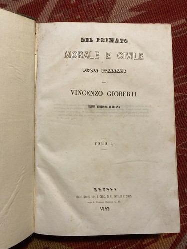 Del primato morale civile - del,