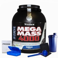 (16,66 EUR/kg) Weider Mega Mass 4000 barattolo 3000 g proteine aminoacidi + bonus
