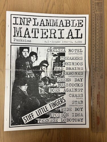Inflammable material num - inflammable,