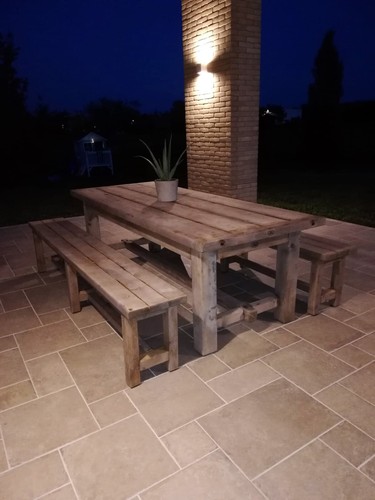 Set tavolo legno - set, massello