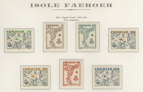 Isole faroe carte - faroe,