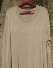 Vestito corto donna manica lunga, Lorelle Baldi, color beige, Tg. L. Ottime con.