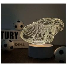 Lampada led 3D in acrilico