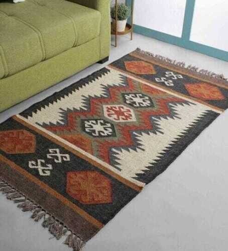 Tappeto kilim lana juta - tappeto,