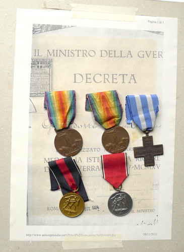 Lotto medaglie militari ww1 - militari,