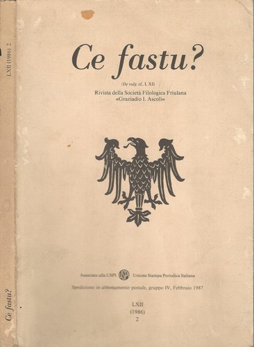 Fastu lxii rivista - ce, lxii-2.