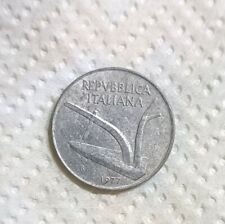 Moneta 10 Lire 1977 Rara con