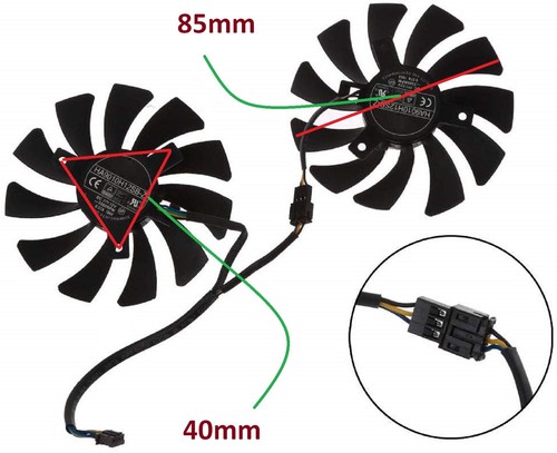 85mm cooling fan for armor - 85mm,