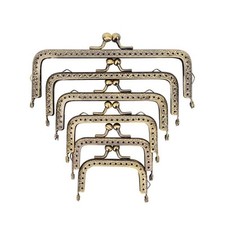 PH PandaHall Clic Clac Portamonete Uncinetto Telaio in Metallo per Borsa 6 Di