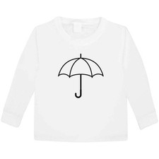 'Umbrella Outline' T-shirt in