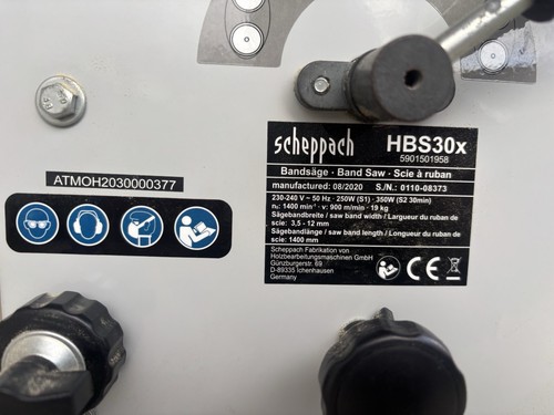 Scheppach bandsäge hbs30 - scheppach,