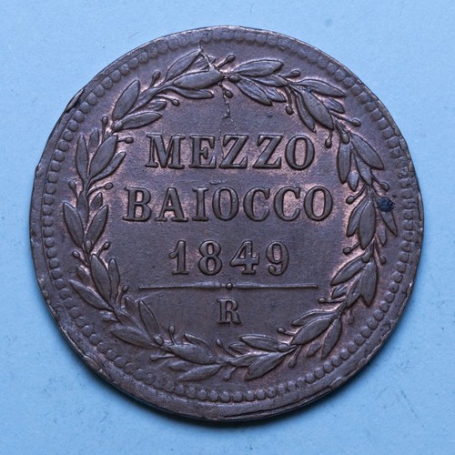 Pio baiocco 1849 anno - pio,