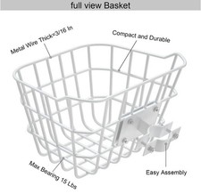 Cestino scooter bici acciaio