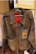 giaccone pelle avirex buono