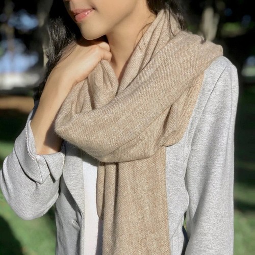 Cashmere beige sciarpa - sciarpa, scialle