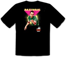 BAZINGA! T-shirt Big Bang Theory Sheldon NERA -063
