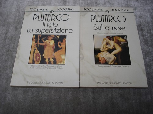 Lotto libri plutarco - lotto, 100