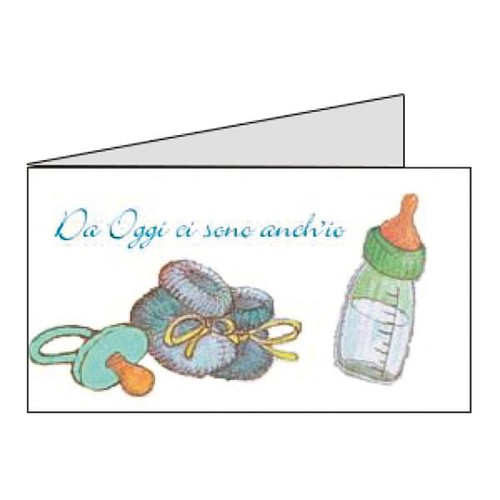 Set biglietti biberon e - set, 20