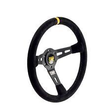 VOLANTE AUTO MEZZO CALICE 3 RAZZE RS OMP RACING NERO SCAMOSCIATO OD/2055 CLACSON