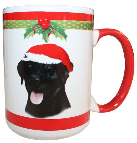 Labrador nero once - nero, tazza