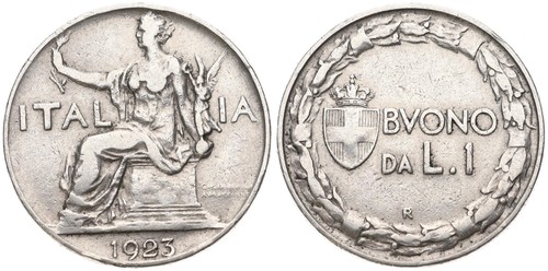 Italia italy 1 - -, lira
