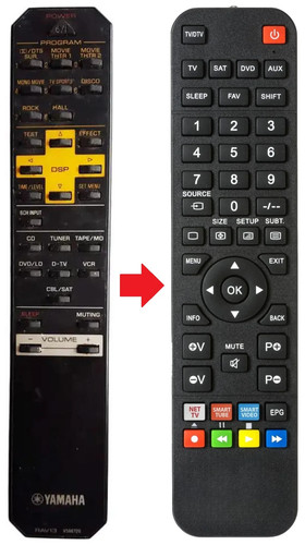 Telecomando adatto per yamaha - telecomando,