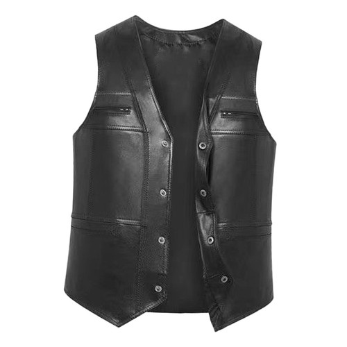 Gilet casual uomo - da, pelle