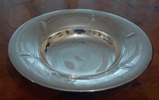 Piatto centrotavola in argento 800 fatto a mano