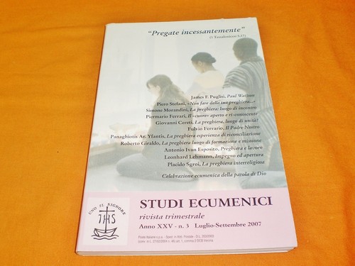 Studi ecumenici anno xxv 3 - ecumenici,