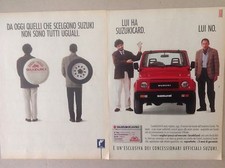 # PUBBLICITÀ' ADVERTISING Suzuki samurai   -- 1989