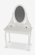 Specchiera Toilette tavolo da Trucco Cosmetici 3 Cassetti con specchio