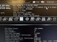 Intel i7-6800K Extreme + MSI