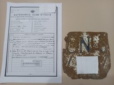 Targa Moto Epoca PIAGGIO VESPA 125 VNB2T 1961 No Lambretta, Guzzi, Bianchi, Ape