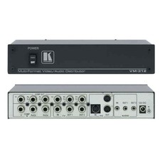 KRAMER VM-312 MULTI-FORMAT DISTRIBUTOR RCA COMPOSITE AUDIO VIDEO