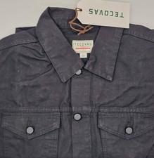 Tecovas men's waxed canvas trucker jacket cowboy western giacca da uomo