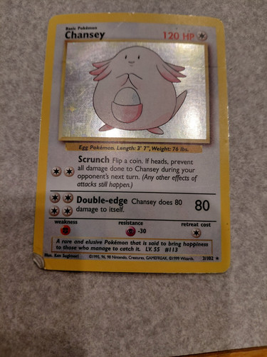 Chansey 003 102 set - 003/102, holo