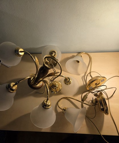 Lampadario lampade vintage - lampadario,