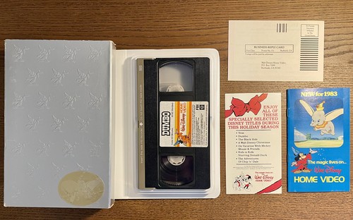 Raro walt disney dumbo vhs - raro,