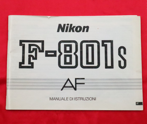 Nikon 801s af - f-801s, manuale