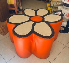 POUF Poltrona GURU Rarity Anni 90 A Forma di Fiore Vintage Modernariato