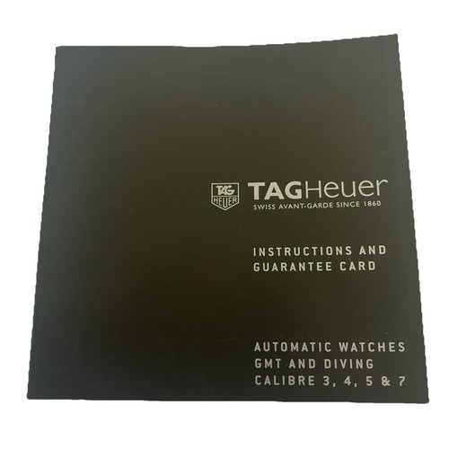 Libretto istruzioni tag heuer - libretto,