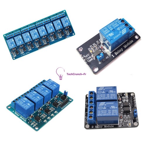 8 channel relay - channel, board