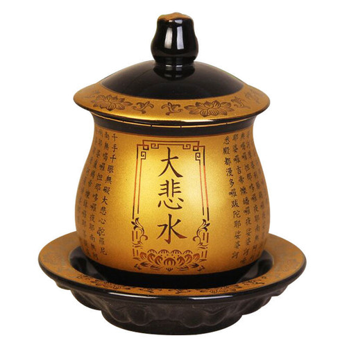 Tazza acqua santa buddista