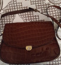 Borsa vintage Silvano Biagini pelle cocco