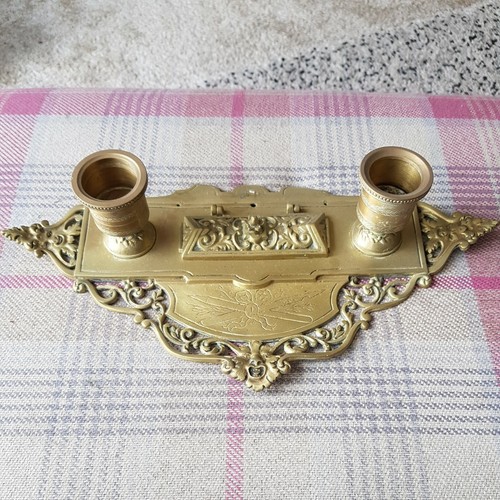 Brass desk piece - brass,