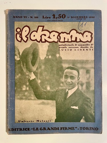 Rivista dramma 1930 - rivista, il