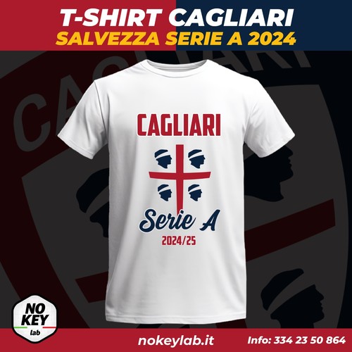 Cagliari shirt salvezza - cagliari, t-shirt